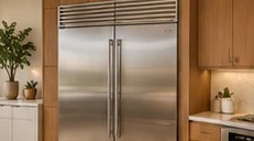 Built-in stainless steel refrigerator